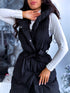Long vest "FALL" FC27 - BLACK PRE-ORDER